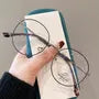 Round Metal Frame Blue Light Blocking Glasses
