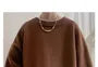 Crew Neck Plain Sweater