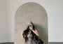 Sleeveless Plain Hooded Cutout Back Drawstring Romper