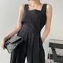 Sleeveless Top / Wide Leg Pants
