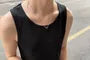 Crewneck Plain Tank Top