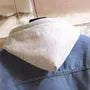 Collared Mock Two-Piece Washed Hooded Button-Up Denim Vest