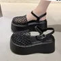 Platform Woven Sandals