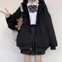 Plain Zip Oversized Hoodie