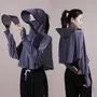 Plain Hooded Sun Protection Cape
