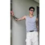 Round Neck Plain Ribbed Tank Top