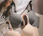 [90B - 100E] Plus Size Scallop Trim Plain Bra