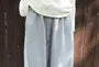 Unisex Drawstring Waist Two-Tone Sweatpants