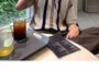 Short Sleeve Striped Knit Polo Top