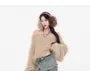 Mid Waist Washed Frayed Skirt Overlay Bell Bottom Jeans