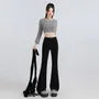 Mid Waist Bootcut Jeans