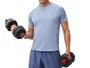 Short-Sleeve Round Neck Plain Sport T-Shirt