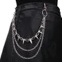 Stud Layered Alloy Jeans Chain