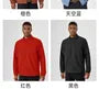 Stand Collar Plain Zip Windbreaker
