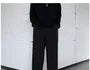 Straight-Leg Loose Dress Pants