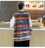 V-Neck Striped Sweater Vest