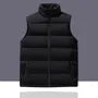 Plain Zip Puffer Vest