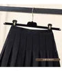 High-Waist Pleated Mini Skirt