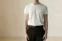Short-Sleeve Crewneck Plain T-Shirt