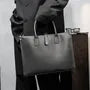 Faux Leather Tote Bag