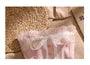 Strapless Lace Trim Corset Top