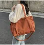 Plain Nylon Crossbody Tote Bag