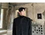 Round Neck Tweed Button Jacket