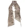 Halter Neck Leopard Print Tie-Front Asymmetric Hem Tank Top