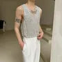 Scoop Neck Sequin Tank Top