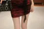 Spaghetti Strap V-Neck Lace Panel Ruched Mini Bodycon Dress