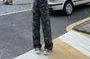 Mid Rise Camo Wide Leg Cargo Pants