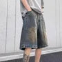 Mid Rise Washed Jorts