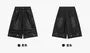 Unisex Mid Rise Splashing Washed Cargo Jorts