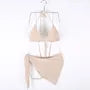 Set: Glitter Bikini + Cover Up Skirt