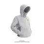 Hooded Plain Zip-Up Jacket