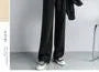 High Waist Plain Wide Leg Suit Pants (Various Designs)