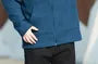 Plus Size Stand Collar Zip Jacket