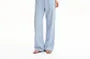 Drawstring Waist Plain Regular Fit Straight Leg Pants
