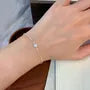 925 Sterling Silver Rhinestone Bracelet