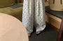 Drawstring Waist Polka Dot Baggy Pants