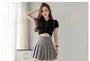 High-Waist Mini Pleated Skirt