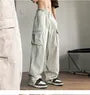 Straight-Cut Loose Cargo Pants