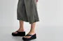 Mid Rise Washed Wide Leg Jorts