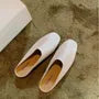 Square Toe Faux Leather Mules