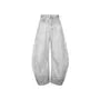 Mid Rise Washed Wide Leg Jeans