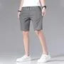 Drawstring Waist Plain Sweat Shorts