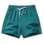 Drawstring Waist Plain Shorts