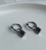 Lock Stainless Steel Dangle Earring