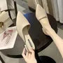 Pointed Toe Chunky Heel Mules