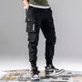 Drawstring Waist Plain Fleece-Lined Tapered Cargo Pants